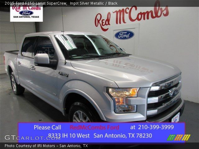 2015 Ford F150 Lariat SuperCrew in Ingot Silver Metallic