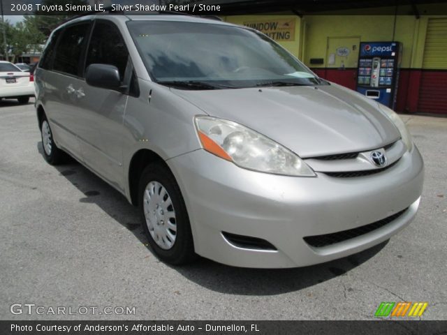 2008 Toyota Sienna LE in Silver Shadow Pearl