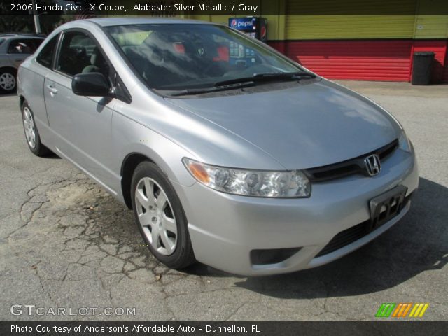 2006 Honda Civic LX Coupe in Alabaster Silver Metallic