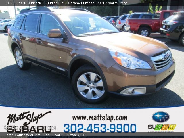 2012 Subaru Outback 2.5i Premium in Caramel Bronze Pearl