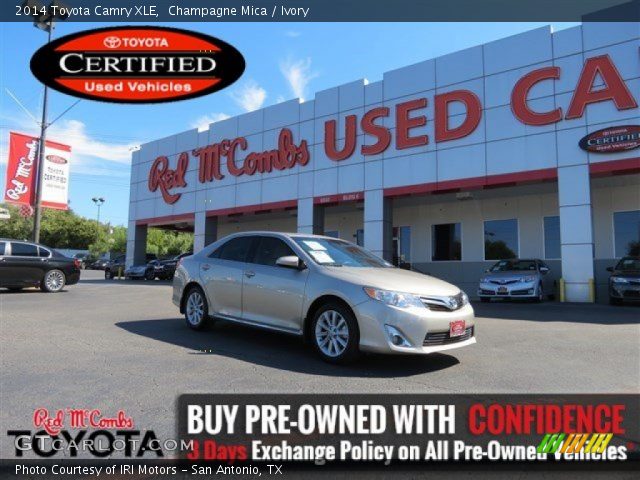 2014 Toyota Camry XLE in Champagne Mica
