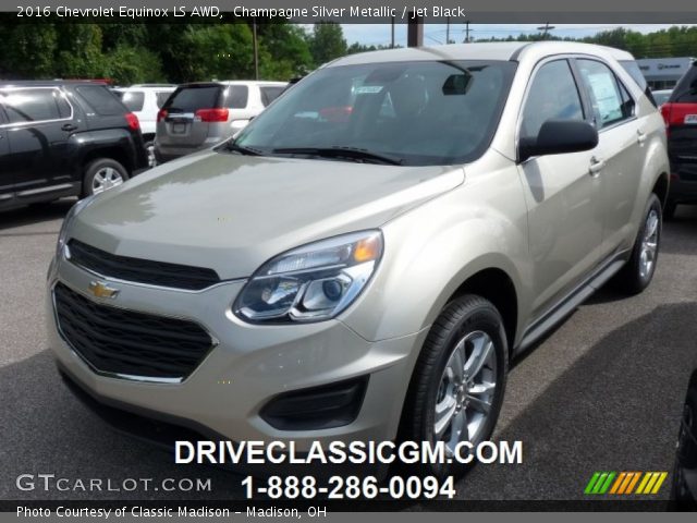2016 Chevrolet Equinox LS AWD in Champagne Silver Metallic