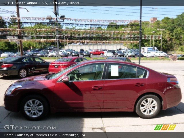 2011 Nissan Altima 2.5 S in Red Alert