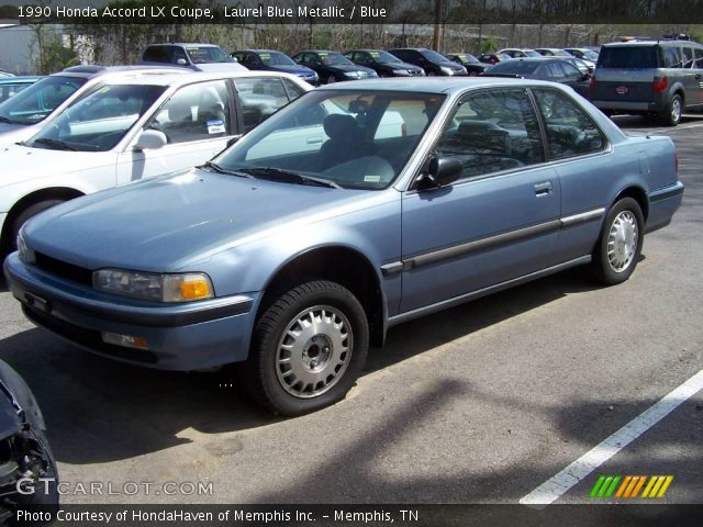 1990 Honda Accord LX Coupe in Laurel Blue Metallic