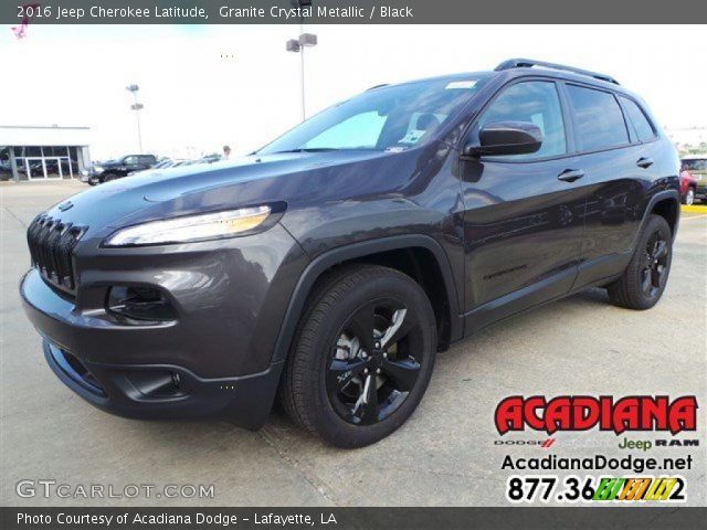 2016 Jeep Cherokee Latitude in Granite Crystal Metallic