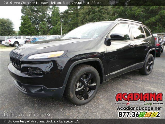 2016 Jeep Cherokee Latitude in Brilliant Black Crystal Pearl