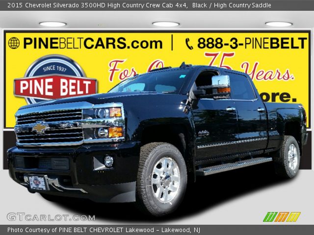 2015 Chevrolet Silverado 3500HD High Country Crew Cab 4x4 in Black