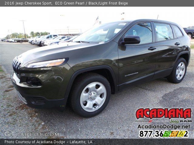 2016 Jeep Cherokee Sport in ECO Green Pearl
