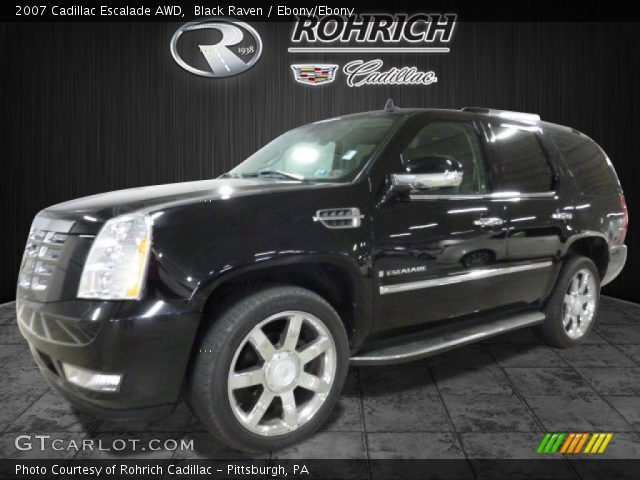 2007 Cadillac Escalade AWD in Black Raven