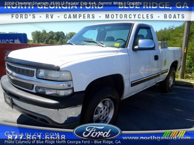 2000 Chevrolet Silverado 1500 LS Regular Cab 4x4 in Summit White