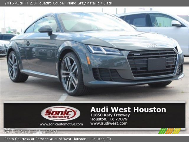 2016 Audi TT 2.0T quattro Coupe in Nano Gray Metallic