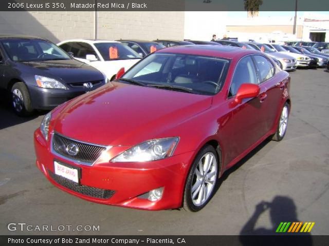 2006 Lexus IS 350 in Matador Red Mica