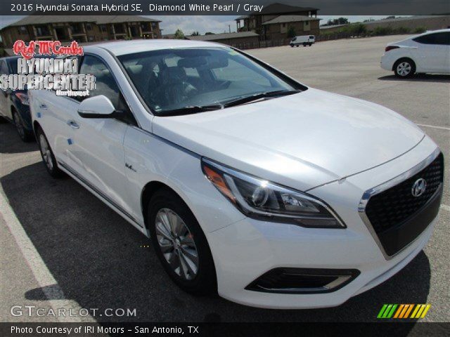 2016 Hyundai Sonata Hybrid SE in Diamond White Pearl
