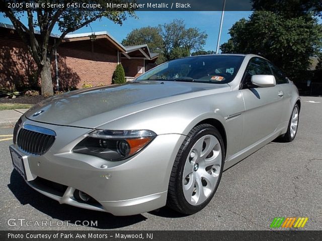 2005 BMW 6 Series 645i Coupe in Mineral Silver Metallic