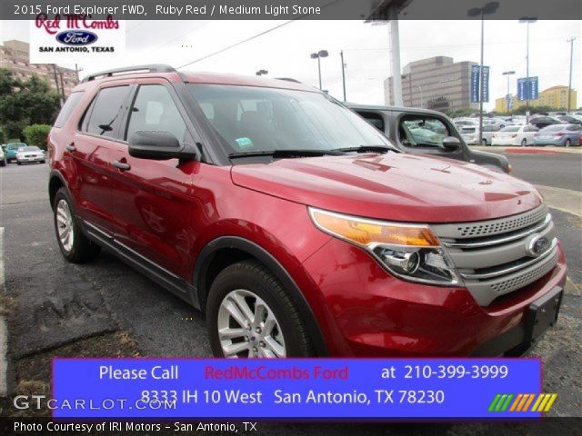 2015 Ford Explorer FWD in Ruby Red