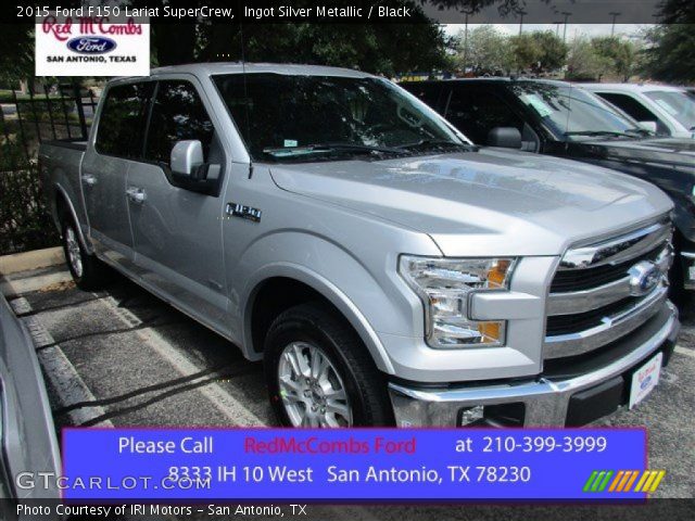 2015 Ford F150 Lariat SuperCrew in Ingot Silver Metallic