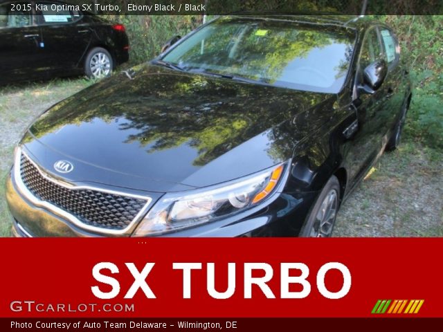 2015 Kia Optima SX Turbo in Ebony Black