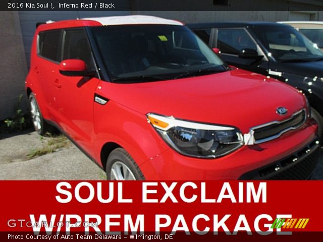 2016 Kia Soul ! in Inferno Red