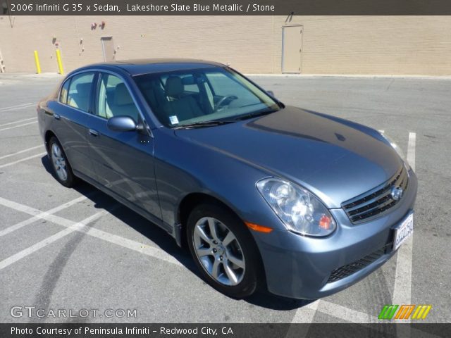2006 Infiniti G 35 x Sedan in Lakeshore Slate Blue Metallic