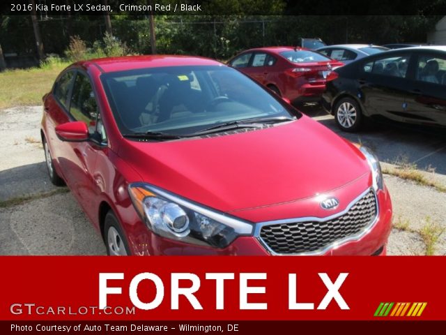 2016 Kia Forte LX Sedan in Crimson Red