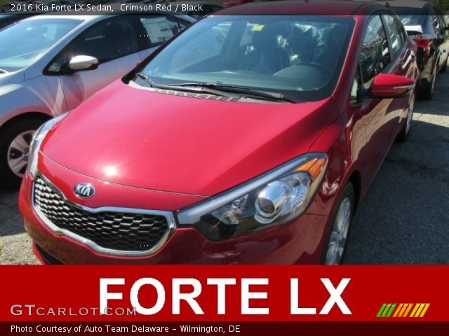 2016 Kia Forte LX Sedan in Crimson Red