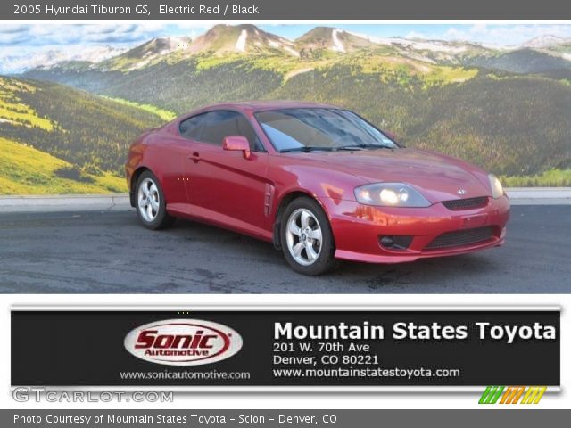2005 Hyundai Tiburon GS in Electric Red