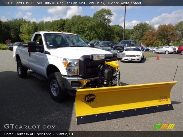 2016 Ford F350 Super Duty XL Regular Cab 4x4 Plow Truck in Oxford White