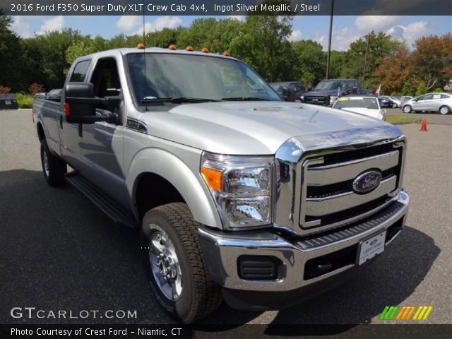 2016 Ford F350 Super Duty XLT Crew Cab 4x4 in Ingot Silver Metallic