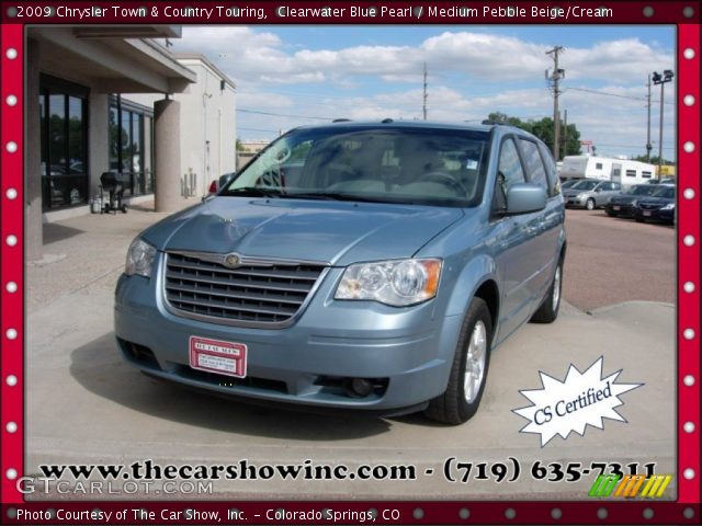 2009 Chrysler Town & Country Touring in Clearwater Blue Pearl