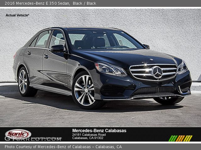 2016 Mercedes-Benz E 350 Sedan in Black