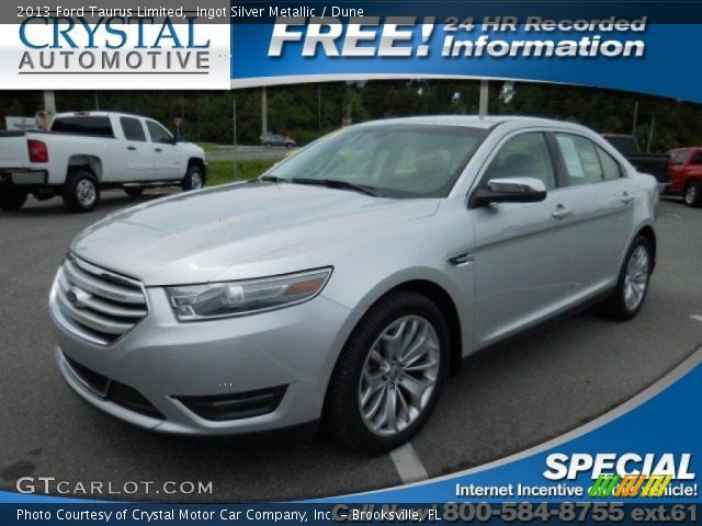 2013 Ford Taurus Limited in Ingot Silver Metallic