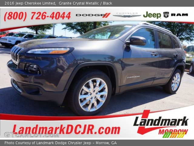 2016 Jeep Cherokee Limited in Granite Crystal Metallic
