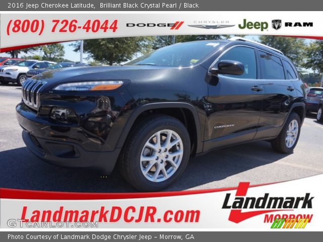 2016 Jeep Cherokee Latitude in Brilliant Black Crystal Pearl
