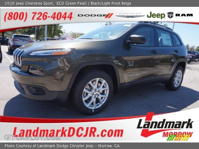 2016 Jeep Cherokee Sport in ECO Green Pearl