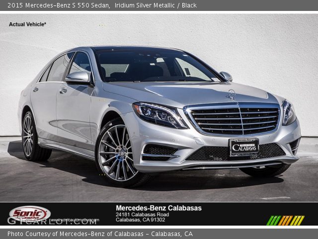 2015 Mercedes-Benz S 550 Sedan in Iridium Silver Metallic