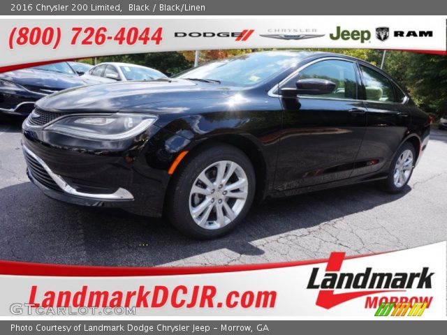 2016 Chrysler 200 Limited in Black