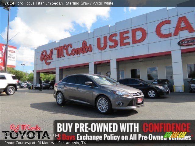 2014 Ford Focus Titanium Sedan in Sterling Gray