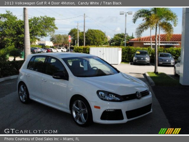2013 Volkswagen Golf R 4 Door 4Motion in Candy White