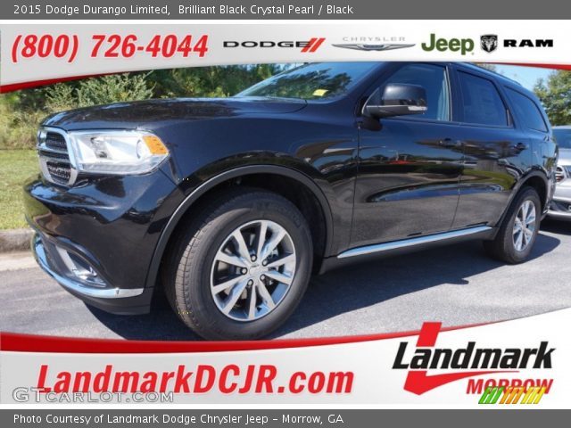 2015 Dodge Durango Limited in Brilliant Black Crystal Pearl