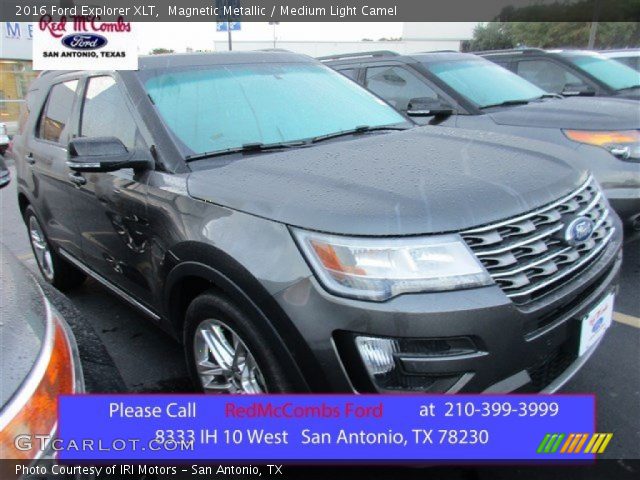 2016 Ford Explorer XLT in Magnetic Metallic