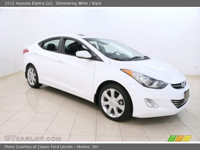 2013 Hyundai Elantra GLS in Shimmering White