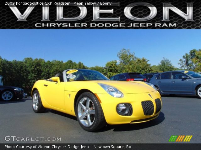 2009 Pontiac Solstice GXP Roadster in Mean Yellow