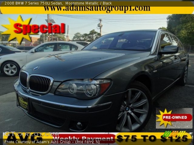 2008 BMW 7 Series 750Li Sedan in Moonstone Metallic