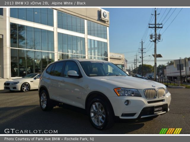 2013 BMW X3 xDrive 28i in Alpine White