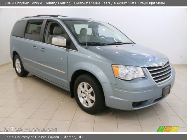 2009 Chrysler Town & Country Touring in Clearwater Blue Pearl