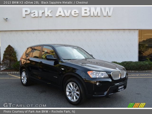 2013 BMW X3 xDrive 28i in Black Sapphire Metallic