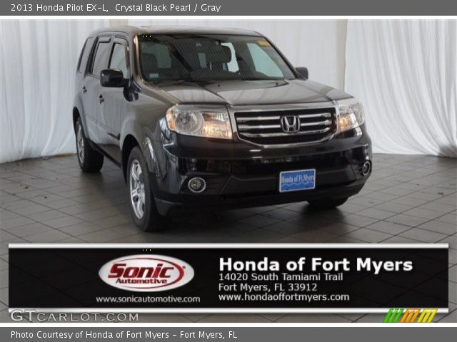 2013 Honda Pilot EX-L in Crystal Black Pearl