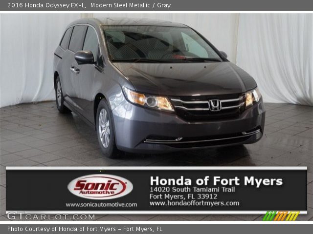 2016 Honda Odyssey EX-L in Modern Steel Metallic