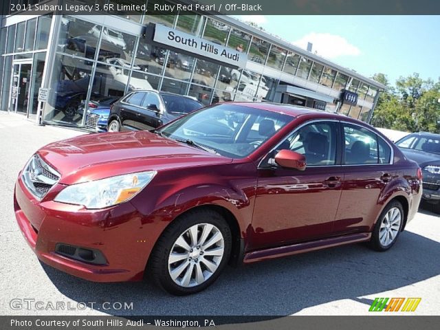 2011 Subaru Legacy 3.6R Limited in Ruby Red Pearl