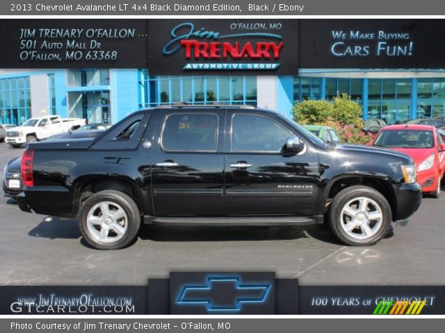 2013 Chevrolet Avalanche LT 4x4 Black Diamond Edition in Black